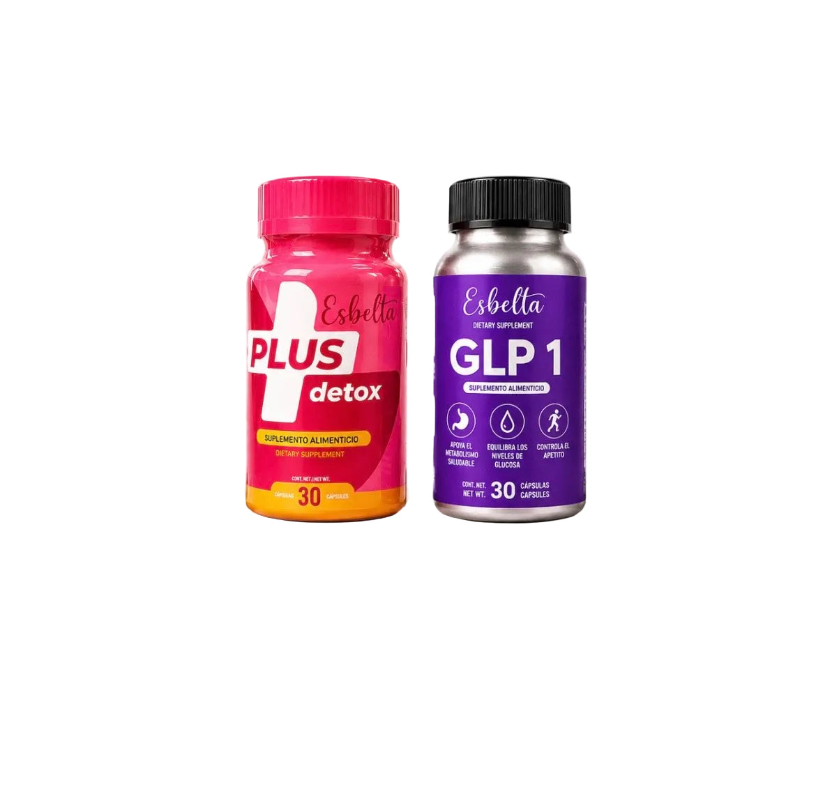 Plus detox + frasco morado