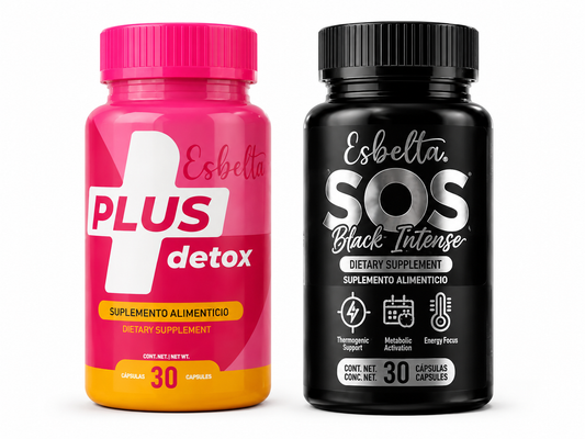 Plus detox + sos black intense