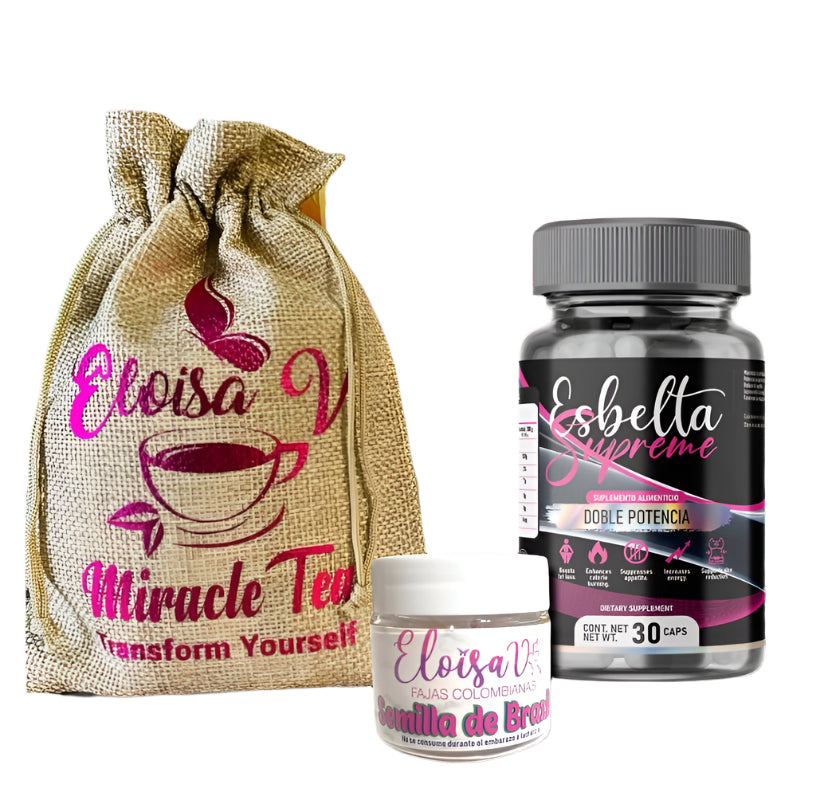 Esbelta Supreme +semilla Brazil+ miracle tea combo